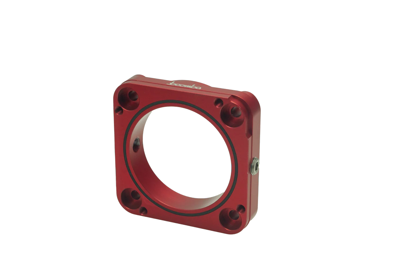 Boomba Racing Throttle Body Spacer Ford Bronco 2.3L EcoBoost (2021-2026) Black / Red / Blue / Natural Aluminum - Image 6