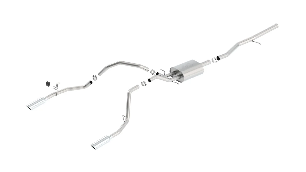 Borla Exhaust Chevy Silverado 1500 / GMC Sierra 1500 (14-18) Catback Touring / ATAK w/ Polished Steel or Chrome Tips