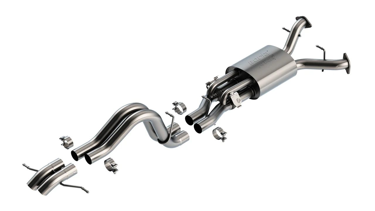 Borla Exhaust Ford Bronco Raptor 3.0L V6 (22–25) Standard or High-Clearance Catback ATAK w/ Polished or Black Coated Tips - Image 6