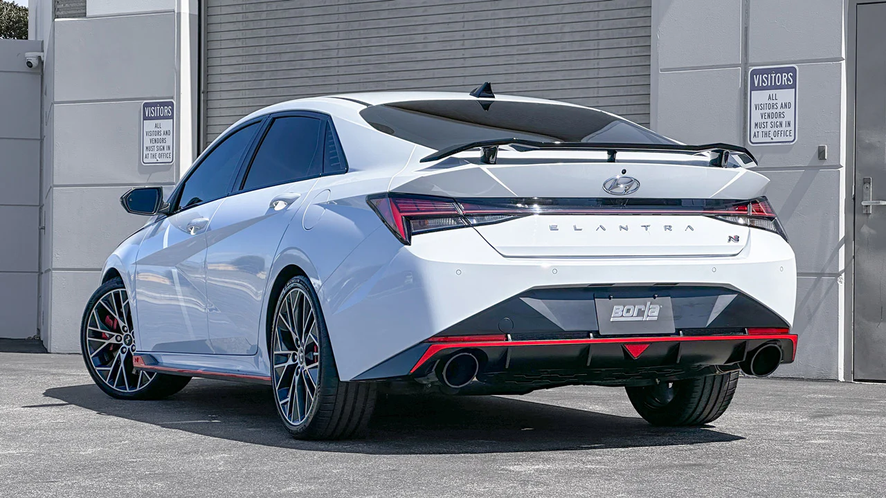 Borla Exhaust Hyundai Elantra N 2.0L (22-23) ATAK Catback w/ Polished or Black Chrome Tips - Image 4