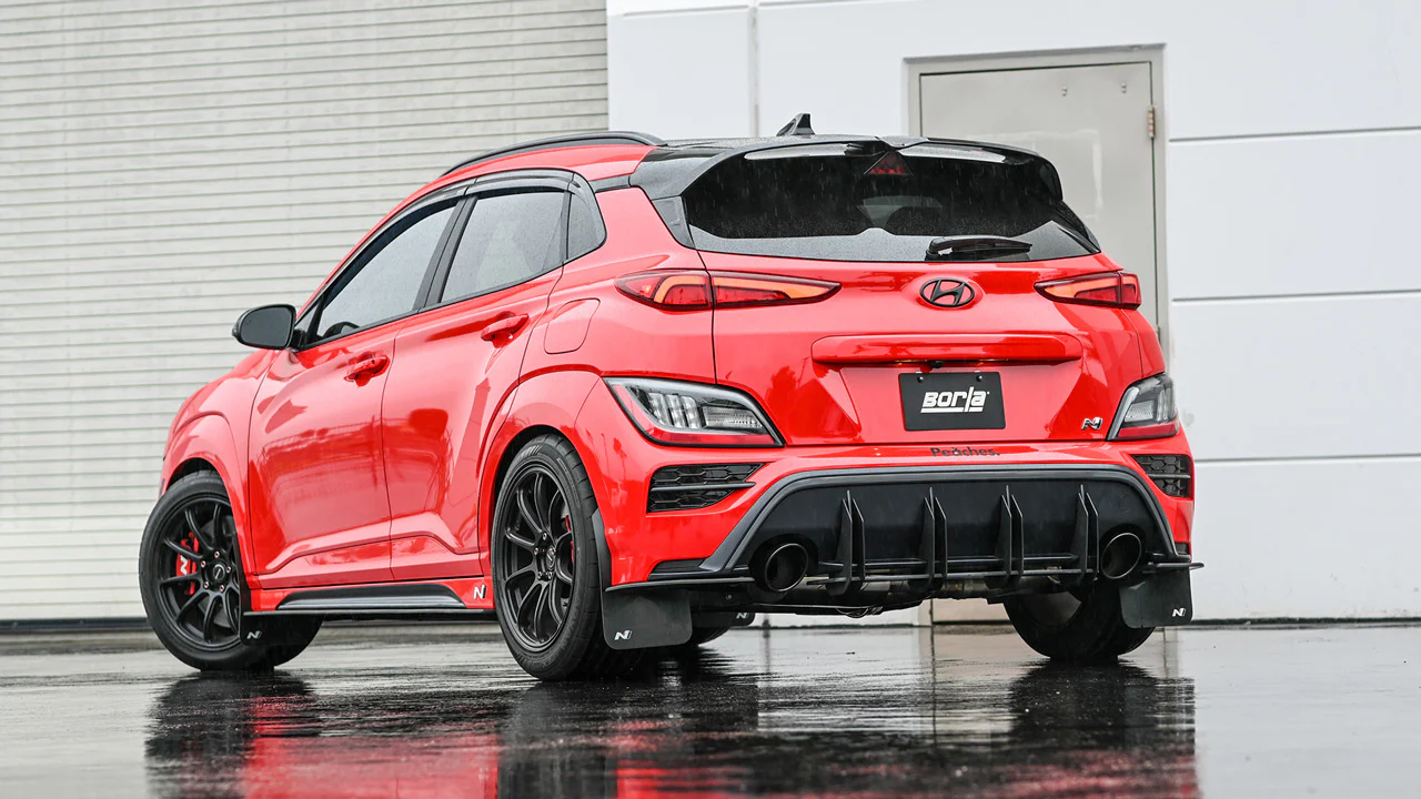 Borla Exhaust Hyundai Kona N 2.0L (22-23) ATAK Muffler Catback w/ Bright Chrome or Black Chrome Tips - Image 4