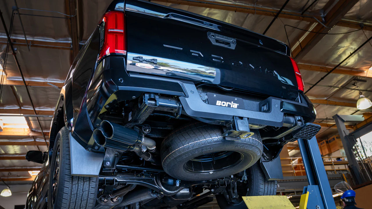 Borla Exhaust for Toyota Tacoma 2.4 4th Gen (24-26) Catback S-Type Standard or High Clearance w/ Polished Steel or Chrome Tips - Image 3