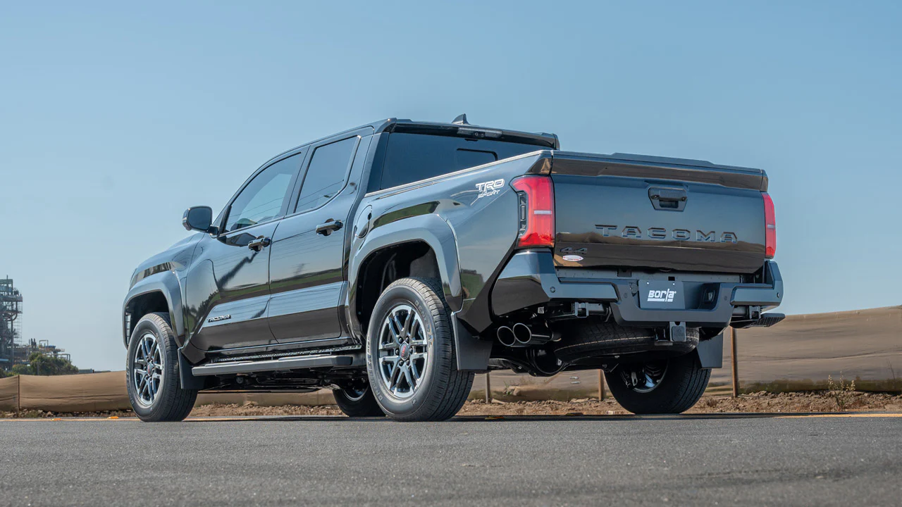Borla Exhaust for Toyota Tacoma 2.4 4th Gen (24-26) Catback S-Type Standard or High Clearance w/ Polished Steel or Chrome Tips - Image 4