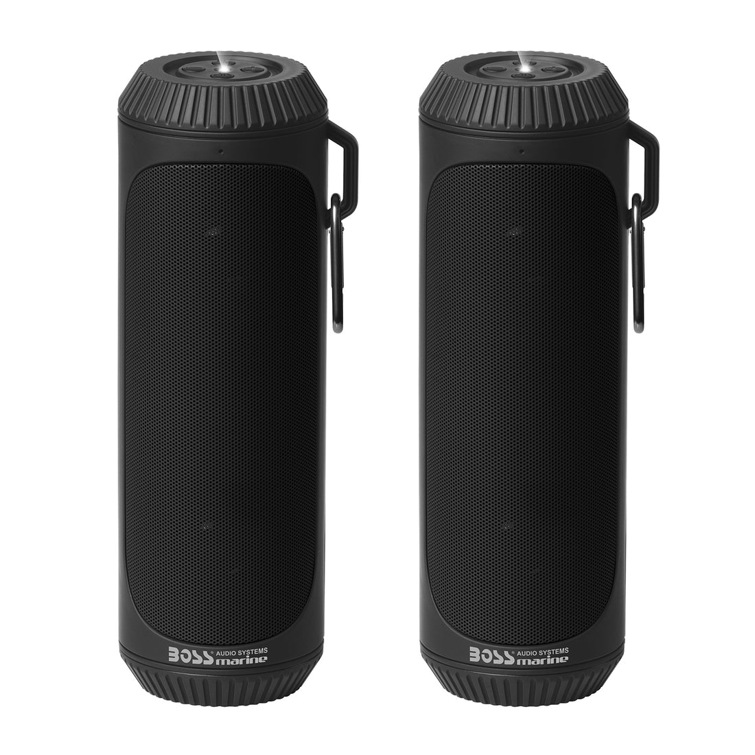 Boss Audio System BOLT Portable Bluetooth Speaker - Black (Pair) with TWS, Flashlight, and Weatherproof Design - Image 3