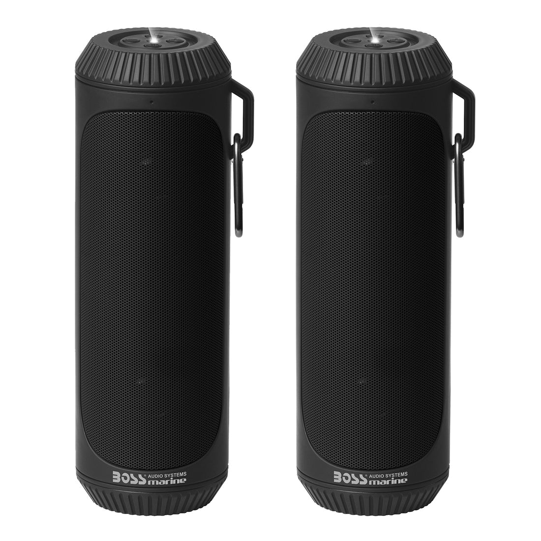 Boss Audio System BOLT Portable Bluetooth Speaker - Black (Pair) with TWS, Flashlight, and Weatherproof Design - Image 4