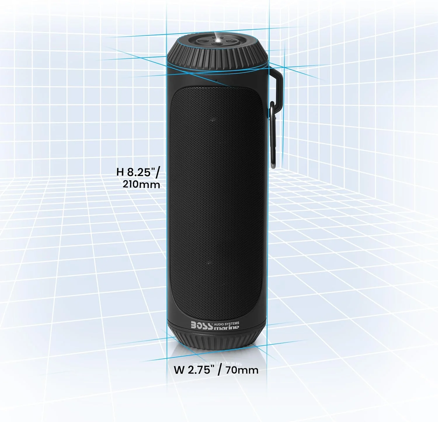 Boss Audio System BOLT Portable Bluetooth Speaker - Black (Pair) with TWS, Flashlight, and Weatherproof Design - Image 5