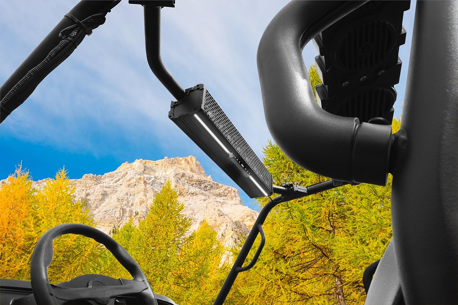 Boss Audio Systems ATV / UTV Bar Mount Soundbar - IPX5 Rated Weatherproof, Bluetooth, Amplified, 3 Inch Speakers - Image 6