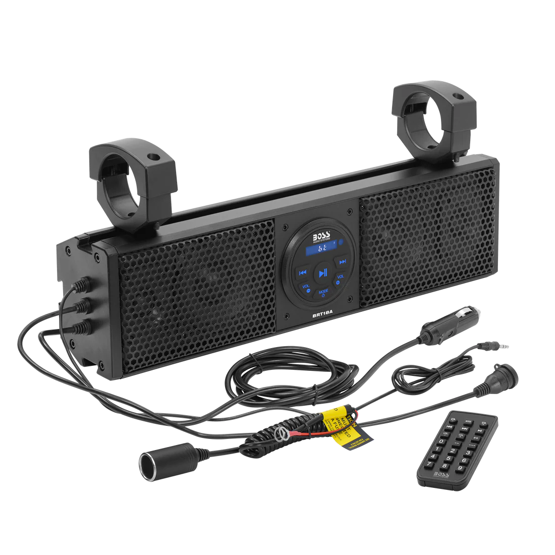 Boss Audio Systems ATV / UTV Bar Mount Soundbar - 4 Inch Speakers/ 1" Tweeters/ Full Range/ IPX5 Weatherproof/ Bluetooth/ Built-in Amplifier/ USB Port - RGB and Non-RGB - Image 6