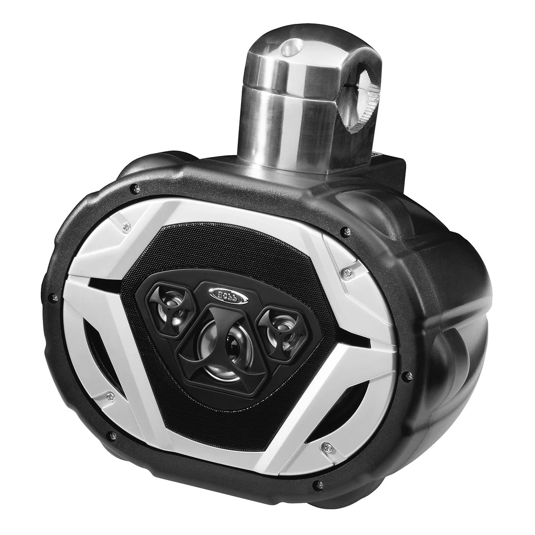 Boss Audio Systems ATV UTV Marine Waketower Speaker System - IPX6 Rated, Weatherproof, Full Range, RGB LED Lights - Image 12