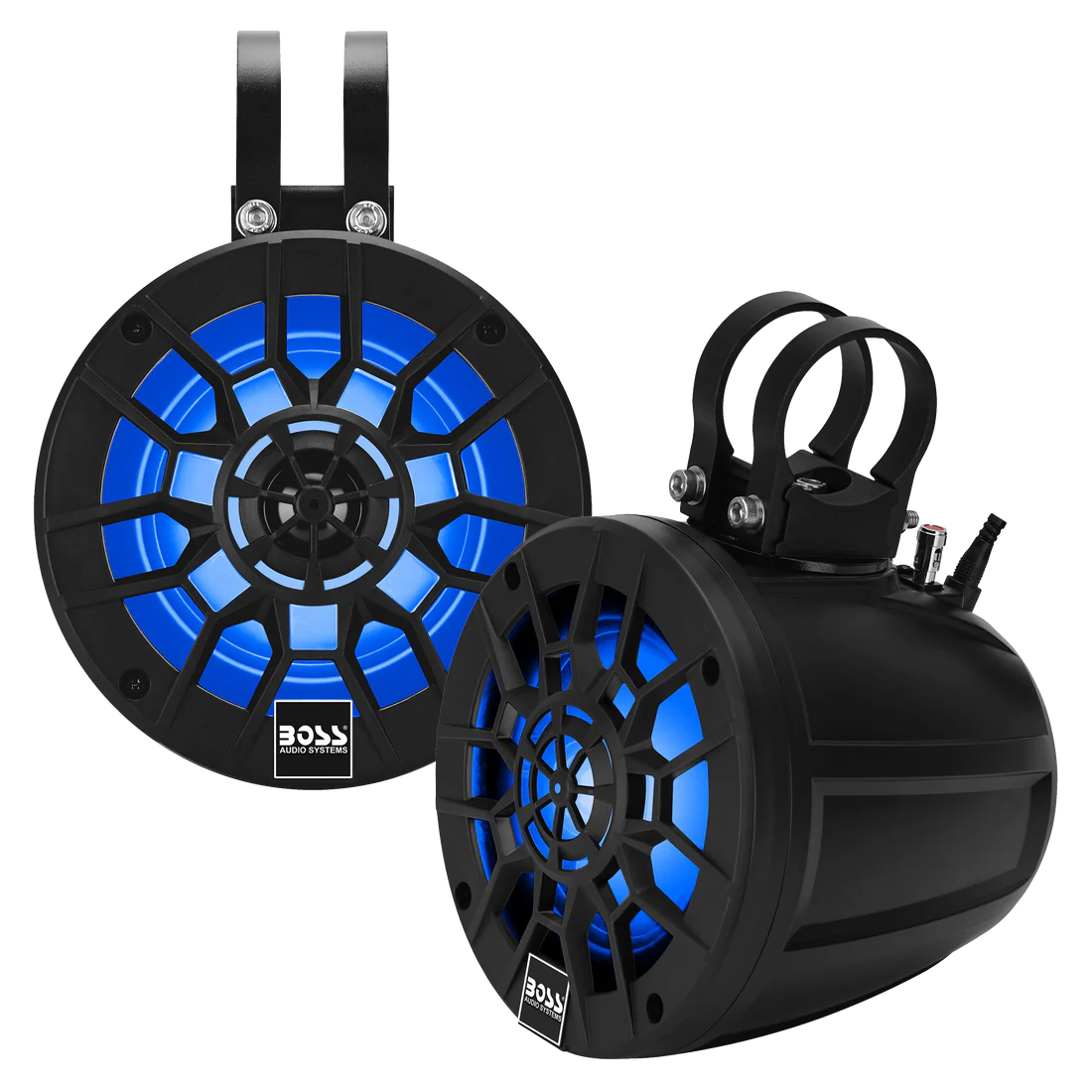 Boss Audio Systems ATV UTV Marine Waketower Speaker System - IPX6 Rated, Weatherproof, Full Range, RGB LED Lights - Image 28
