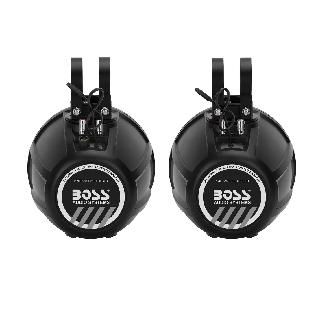 Boss Audio Systems ATV UTV Marine Waketower Speaker System - IPX6 Rated, Weatherproof, Full Range, RGB LED Lights - Image 30