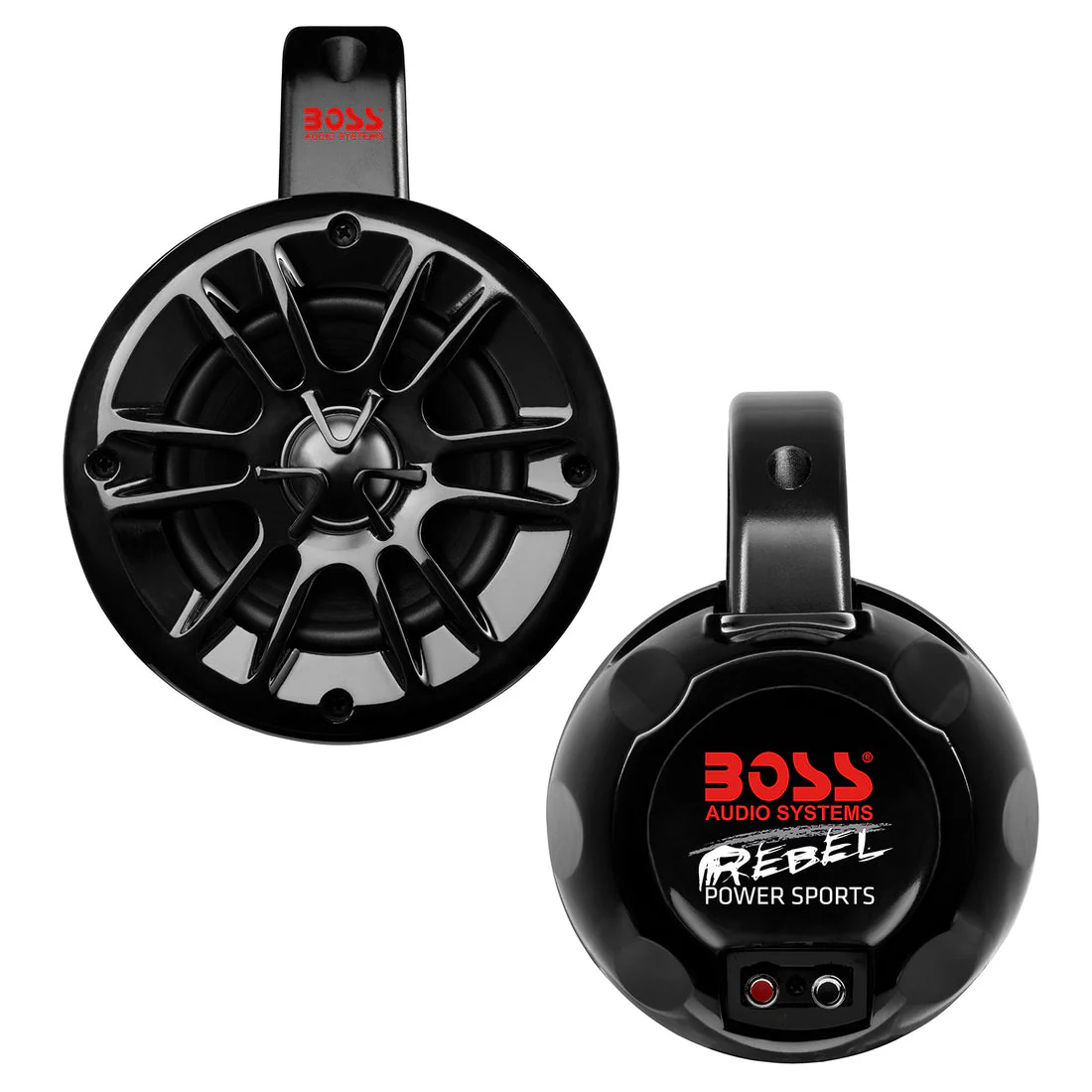 Boss Audio Systems ATV UTV Marine Waketower Speaker System - IPX6 Rated, Weatherproof, Full Range, RGB LED Lights - Image 47