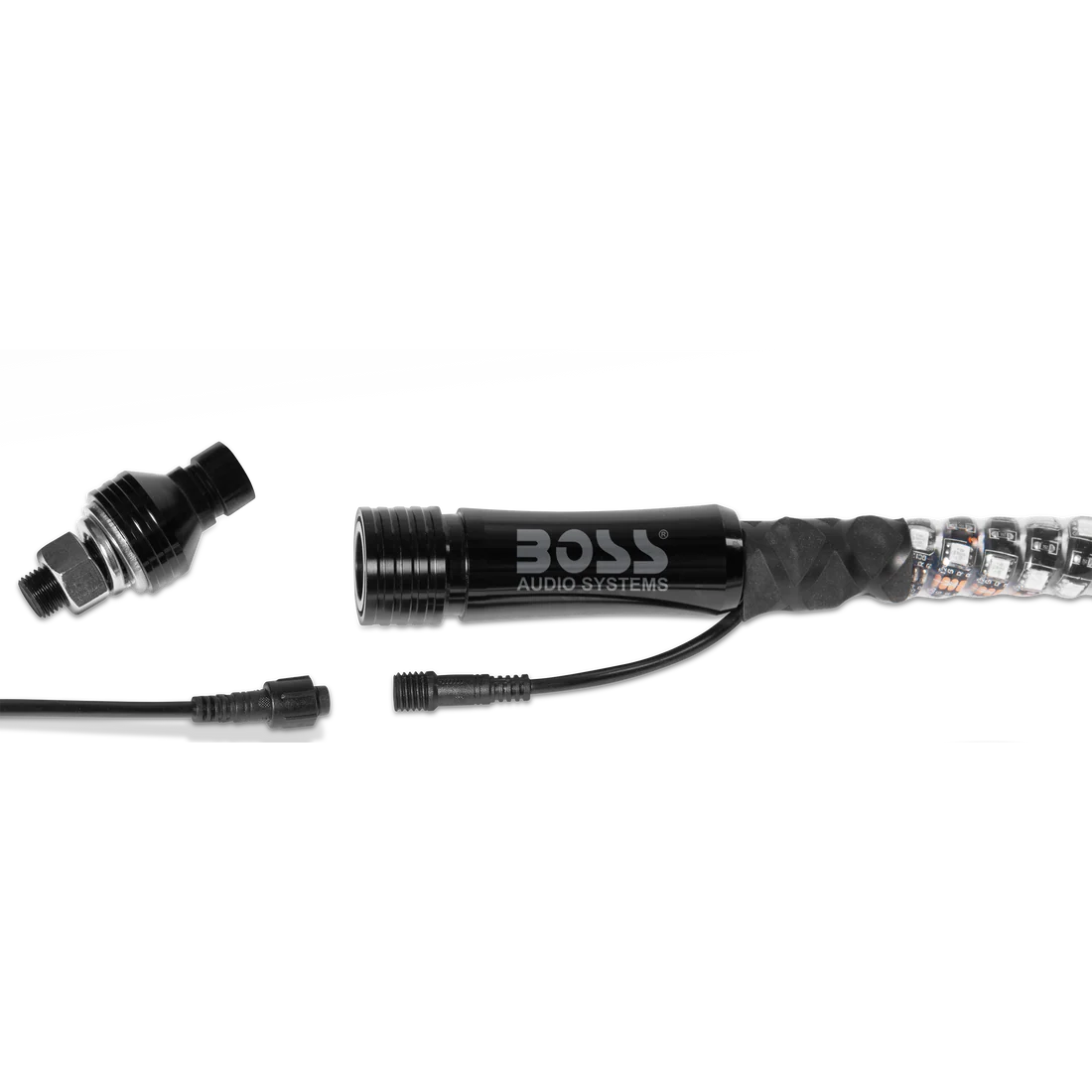 Boss Audio Systems ATV Whip Antenna  - 24"/ 48"/ 72", 360° RGB Multicolor LED (Red, Green, Blue), 20 Color Modes, 15 Brightness Levels, Marine Rated Weatherproof IP67 - Image 13
