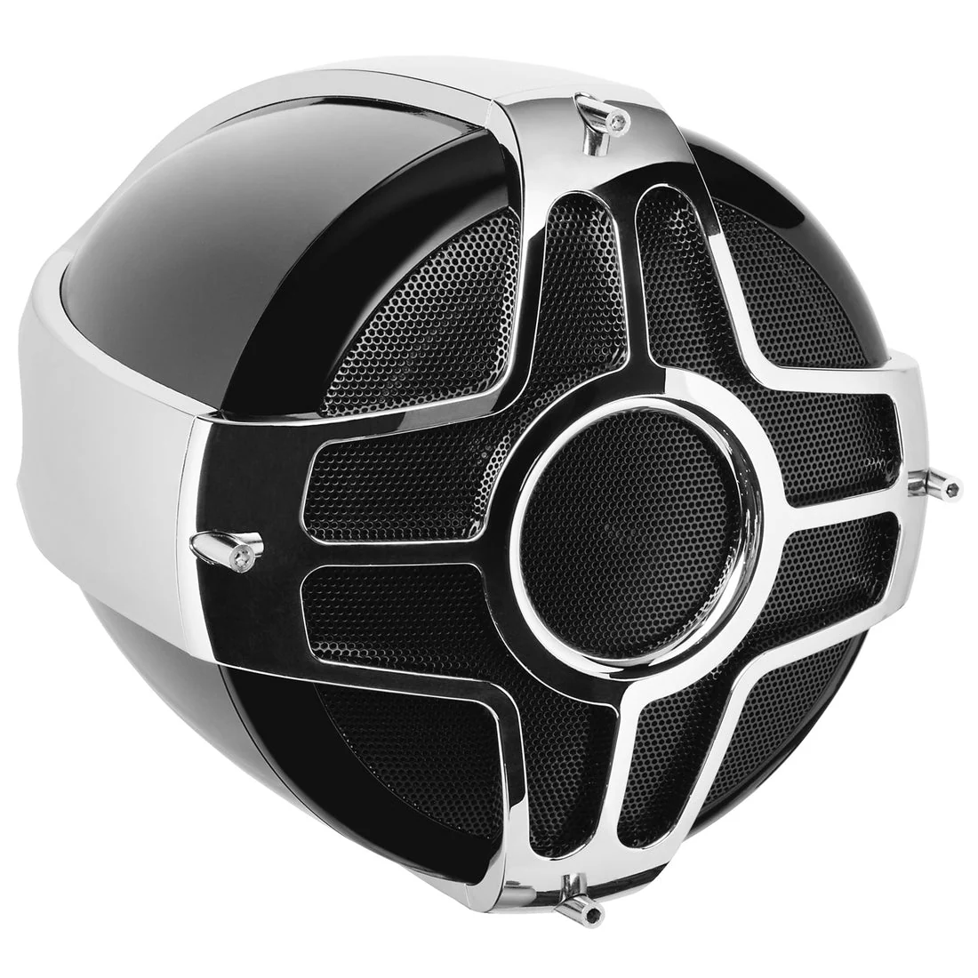 Boss Audio Systems MC750B Motorcycle & ATV Speaker System - Bluetooth, Weatherproof, 4" Speakers, Amplifier, Volume Control, 12V , Chrome - Image 7