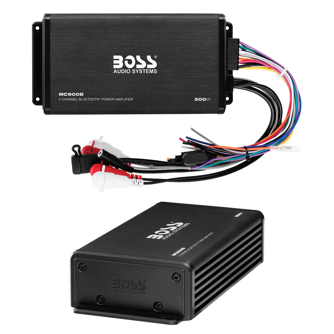 Boss Audio MC900B 500W 4-Channel Weatherproof Bluetooth Amplifier for ATV, UTV, Car, and Marine - High Output 2/4 Ohm Amp w/ Multi-Function Remote, RCA Out & Crossover - Image 3