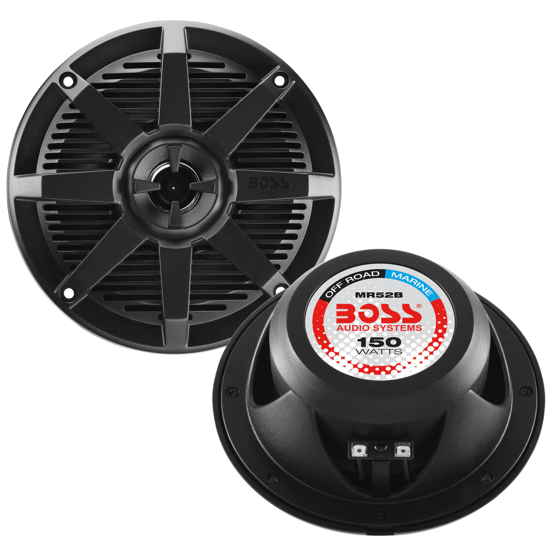 Boss Audio Systems Marine Speakers - 150 or 200 Watts Per Pair, Weatherproof, Full Range, 2 Way, Sold in Pairs - 5.25 or 6.5 Inch Options - Image 12