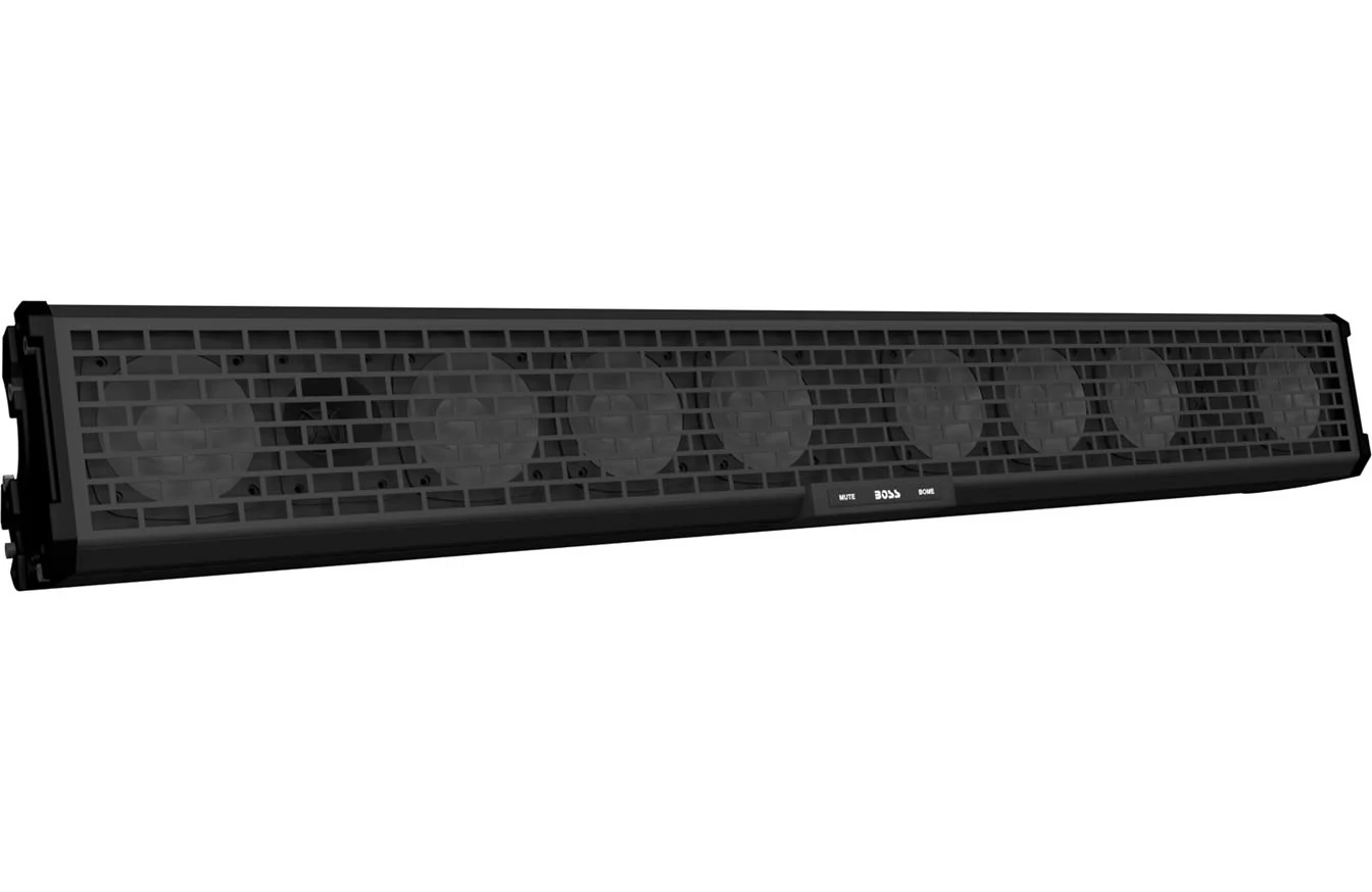 Boss Audio Systems Riot 34" ATV / UTV Bar Mount Soundbar - IPX5 Rated Weatherproof / 8" Woofer/ 5.5" Speakers/ Amplified/ Bluetooth BRT34A