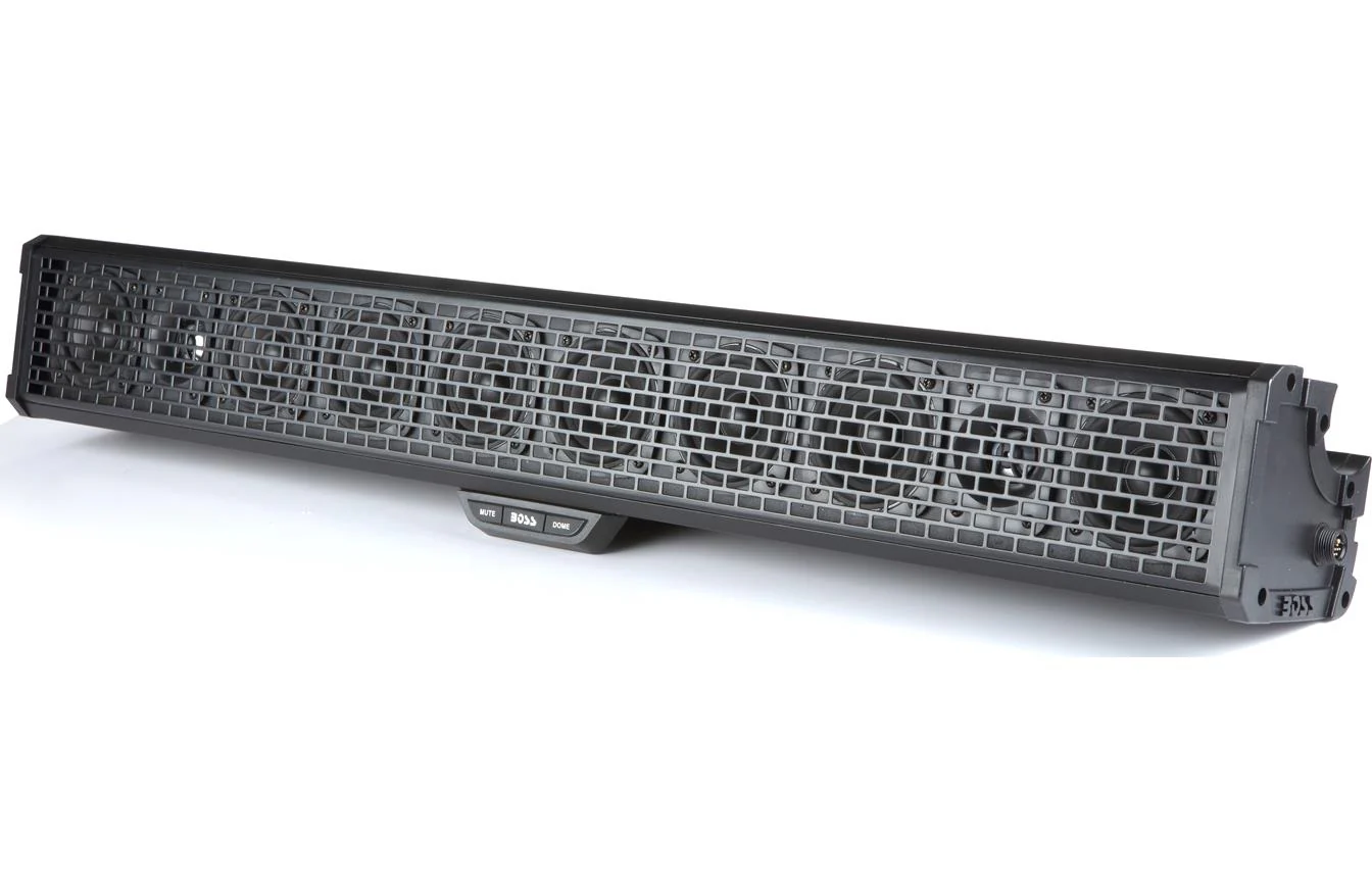 Boss Audio Systems Riot 34" ATV / UTV Bar Mount Soundbar - IPX5 Rated Weatherproof / 8" Woofer/ 5.5" Speakers/ Amplified/ Bluetooth BRT34A - Image 4