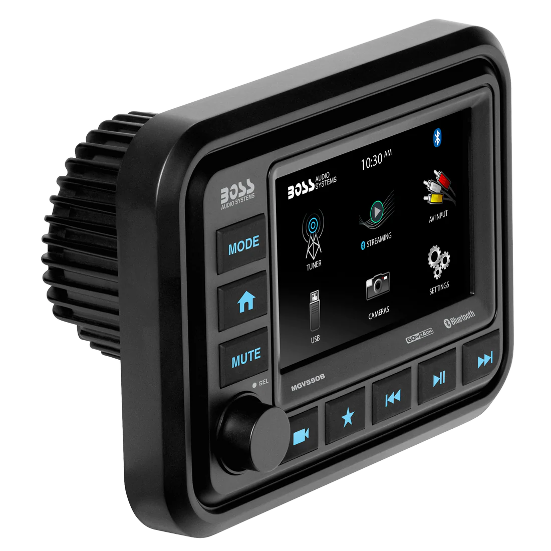Boss Audio Systems Weatherproof Marine Gauge Receiver with Bluetooth, Digital Media MP3 Player, Built-in Amplifier, USB Port & AM/FM Radio - Image 12