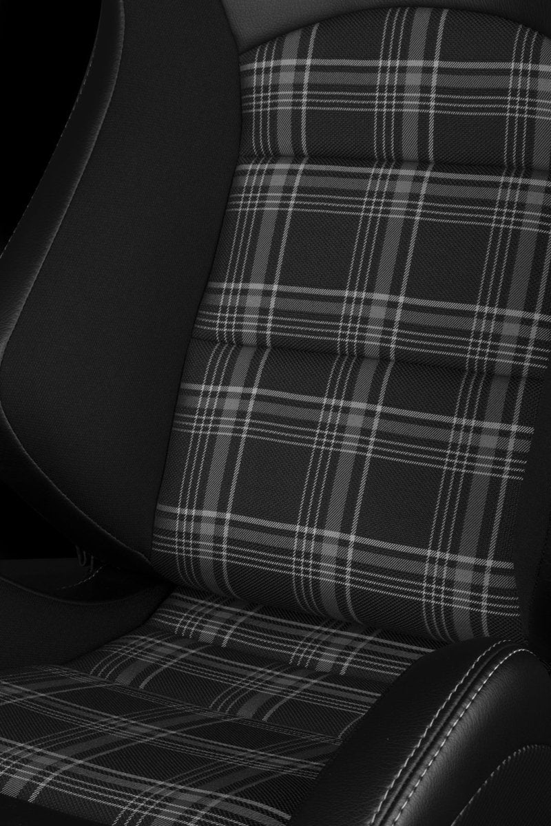 BRAUM Elite S Racing Seats BMW E36 Coupe (Reclinable - Black Leatherette) Black or Blue or Red Cloth / Red or Gray Plaid - Image 22