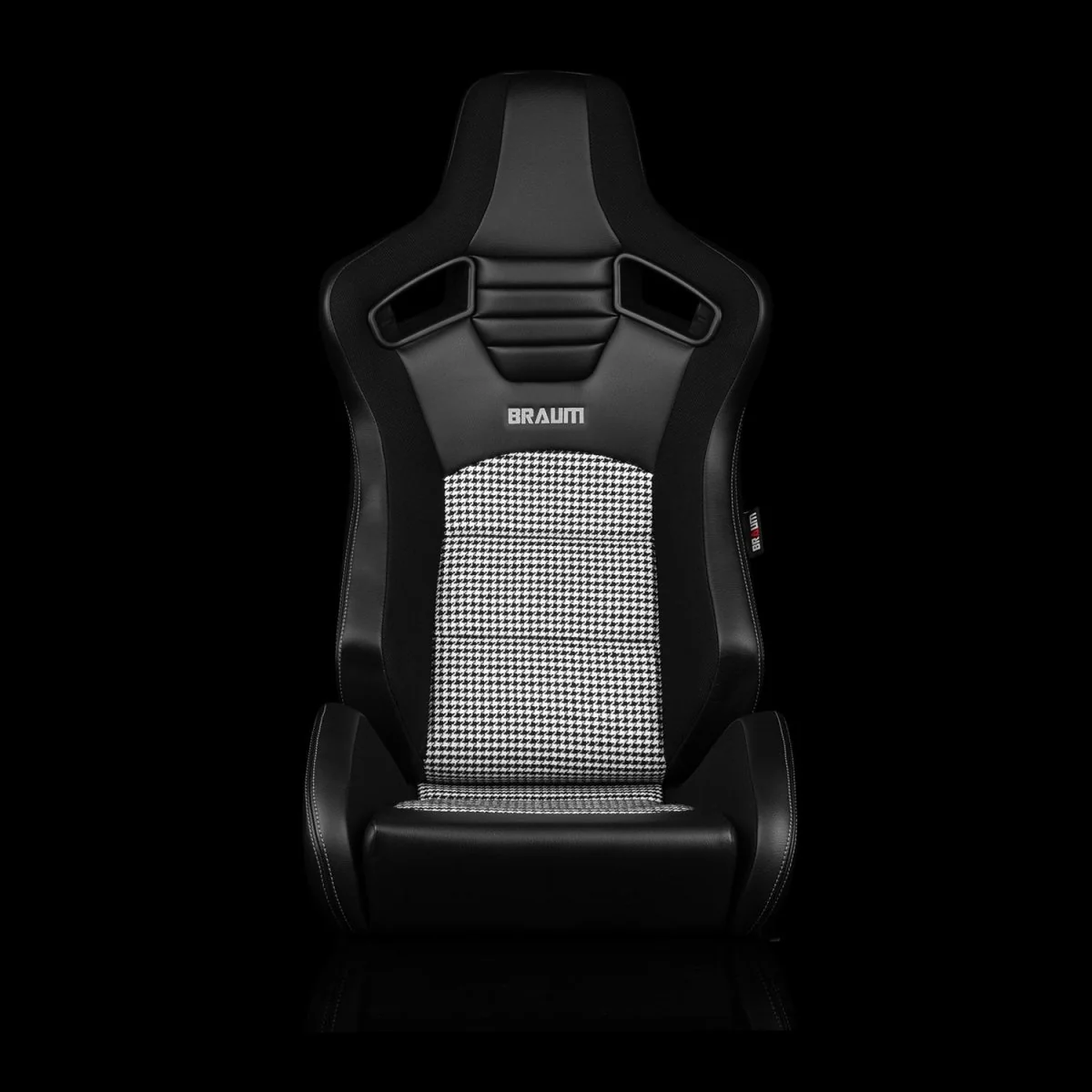 BRAUM Elite S Racing Seats BMW E36 Coupe (Reclinable - Black Leatherette) Black or Blue or Red Cloth / Red or Gray Plaid - Image 28