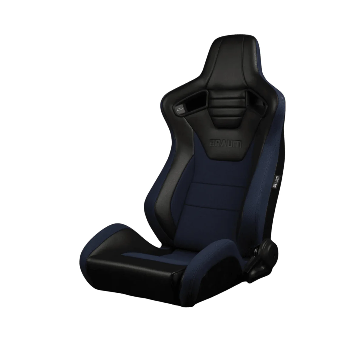 BRAUM Elite S Racing Seats BMW E36 Coupe (Reclinable - Black Leatherette) Black or Blue or Red Cloth / Red or Gray Plaid - Image 6