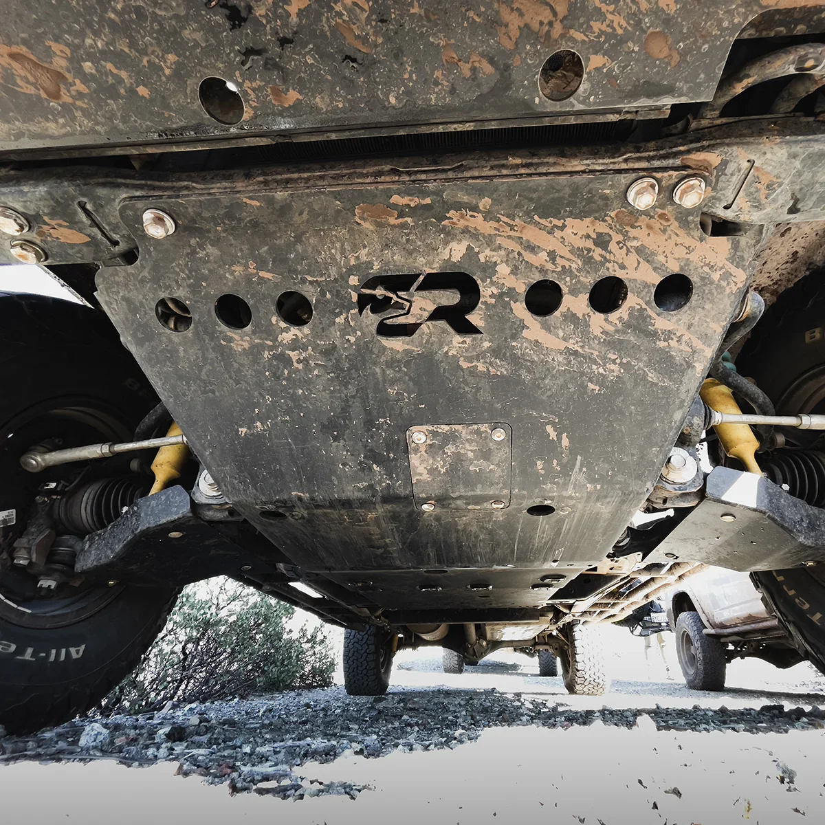 Cali Raised Off Road Skid Plate Toyota Tacoma (2005-2023) Front Underbody Protection - Steel or Aluminum - Image 4