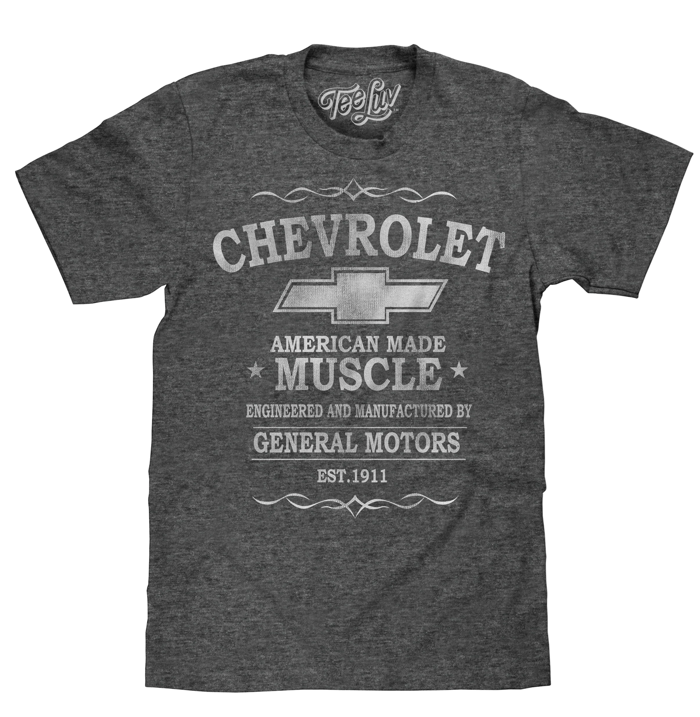Chevrolet American Made Muscle T-Shirt - Gray