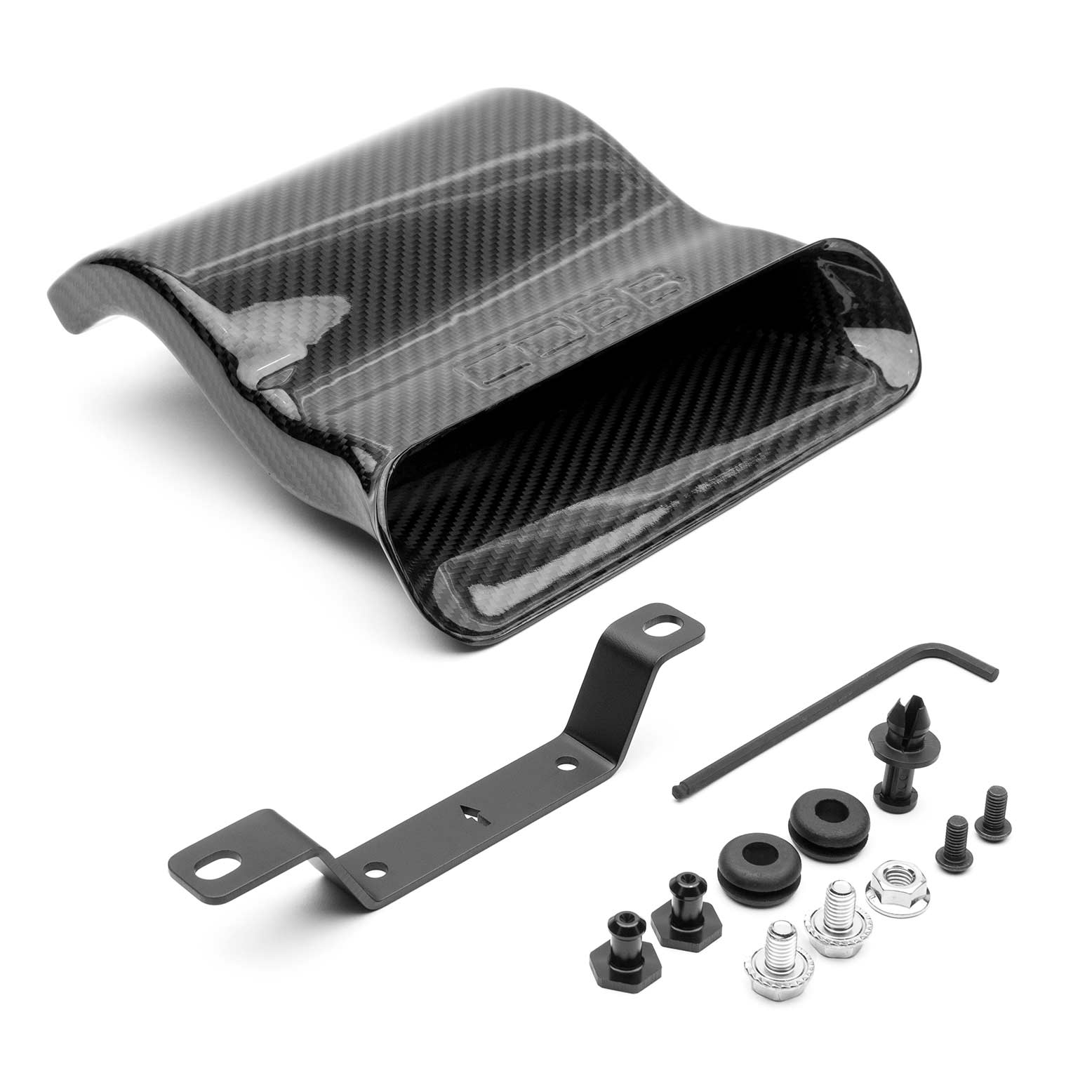 COBB Air Intake Grill Scoop Subaru WRX Sedan (2022-2025) Redline Power Scoop - Carbon Fiber with Matte or Gloss Finish - Image 2
