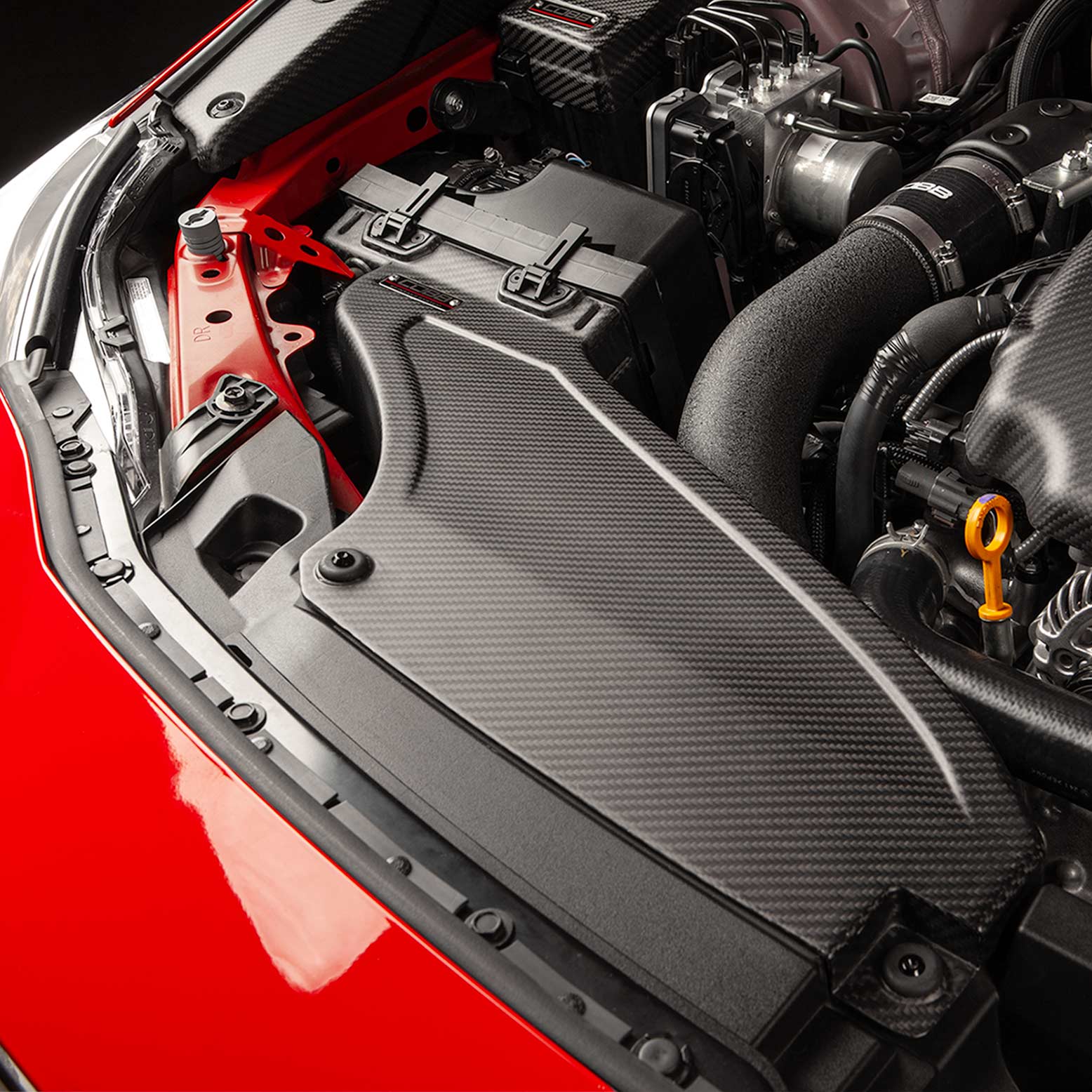 COBB Air Intake Scoop Subaru WRX Sedan (2022-2025) Redline Power Scoop - Carbon Fiber with Matte or Gloss Finish - Image 8