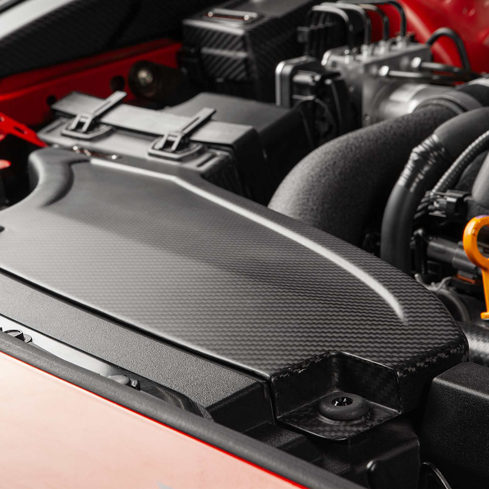 COBB Air Intake Scoop Subaru WRX Sedan (2022-2025) Redline Power Scoop - Carbon Fiber with Matte or Gloss Finish - Image 9