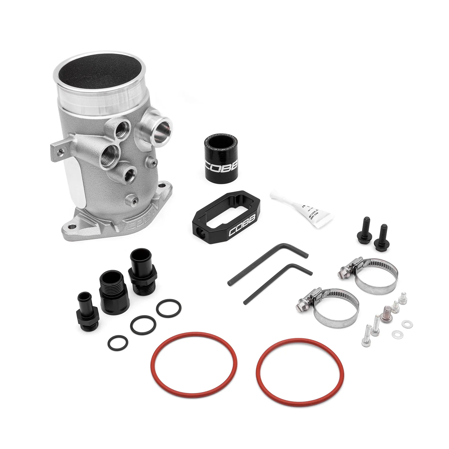 COBB Cast Turbo Inlet Hose Subaru WRX (2015–2021) Cast Aluminum - 745450