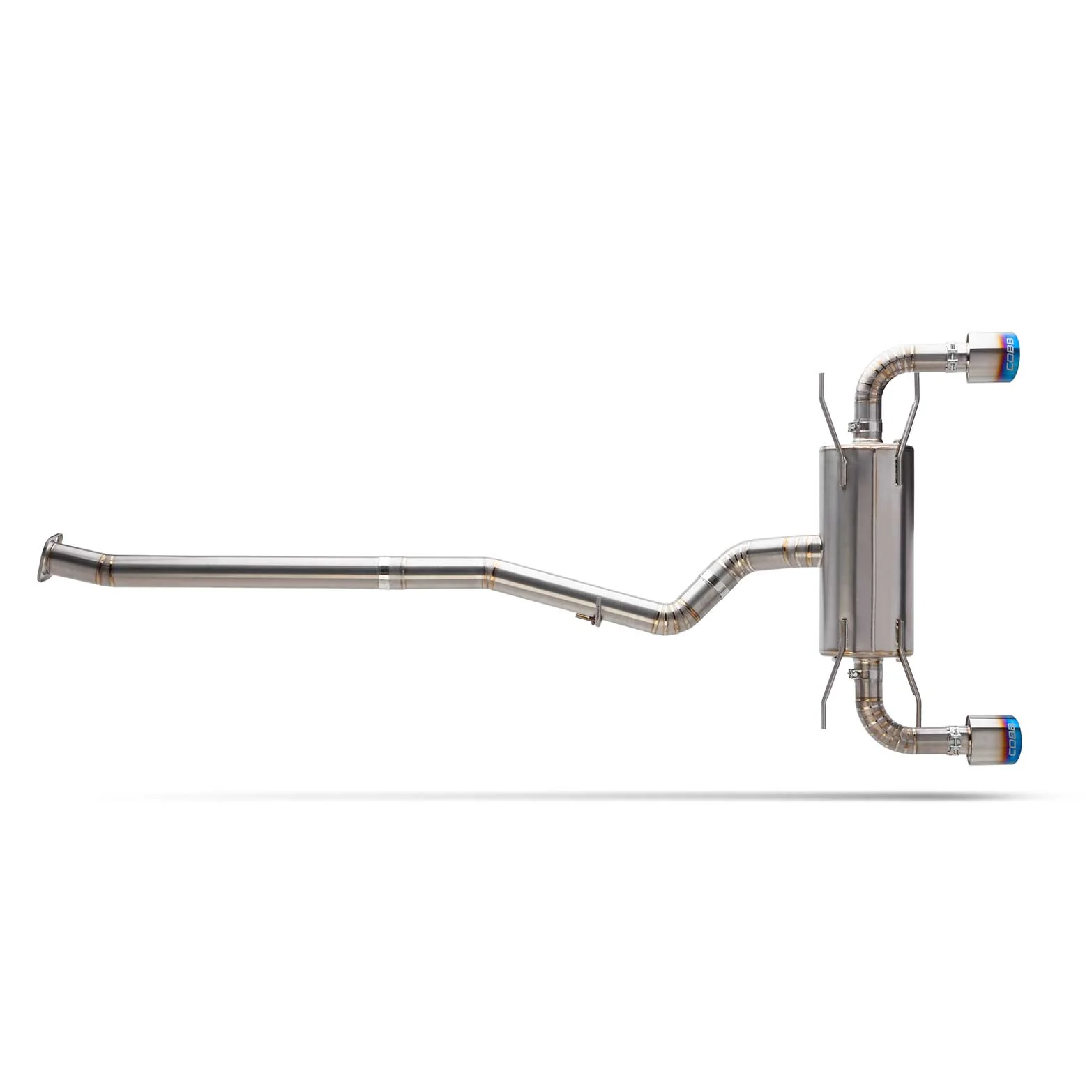 COBB Exhaust Scion FRS BRZ GT86 GR86 86 (13-25) Titanium Catback w/ Dual 4.5" Blue Titanium Tips - Image 2