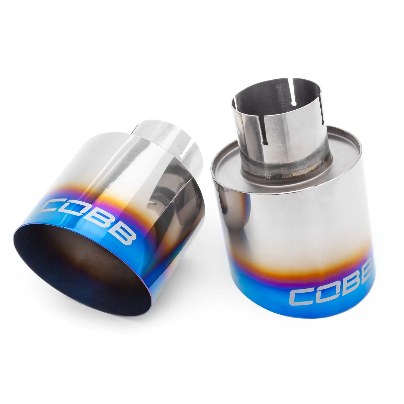 COBB Exhaust Scion FRS BRZ GT86 GR86 86 (13-25) Titanium Catback w/ Dual 4.5" Blue Titanium Tips - Image 3