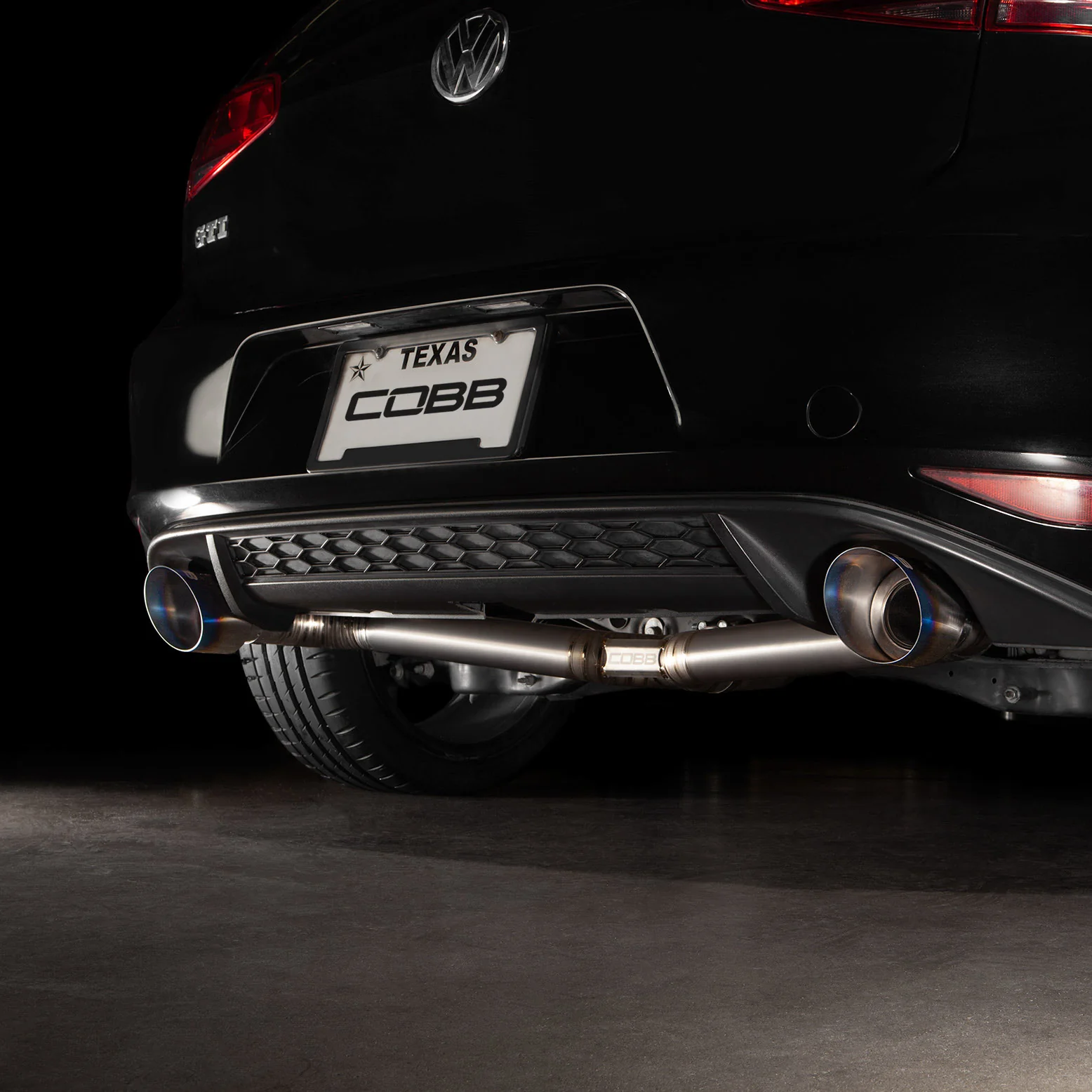 COBB Catback Exhaust VW Golf GTI Mk7 / Mk7.5 / Mk8 (2015-2024) Titanium with Blued Titanium Tips - Image 9