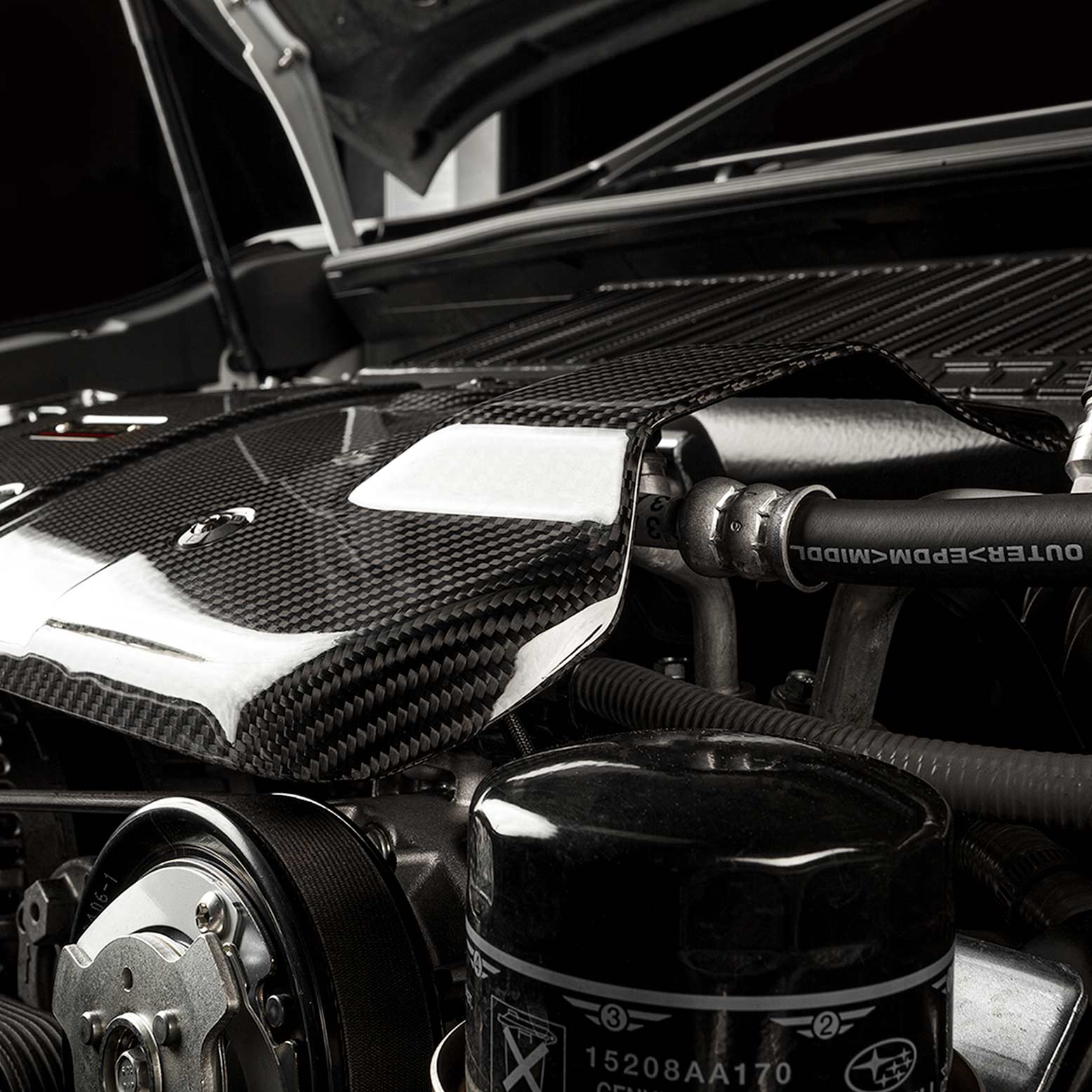 COBB Engine Cover Subaru WRX (22-25) Redline Carbon Fiber with Gloss or Matte Finish - Image 11