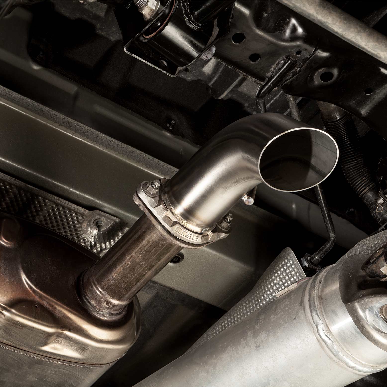 COBB Exhaust Tip Toyota Tacoma 4th Gen (2024-2025) 3" High Clearance Turndown - 5T1200 - Image 5