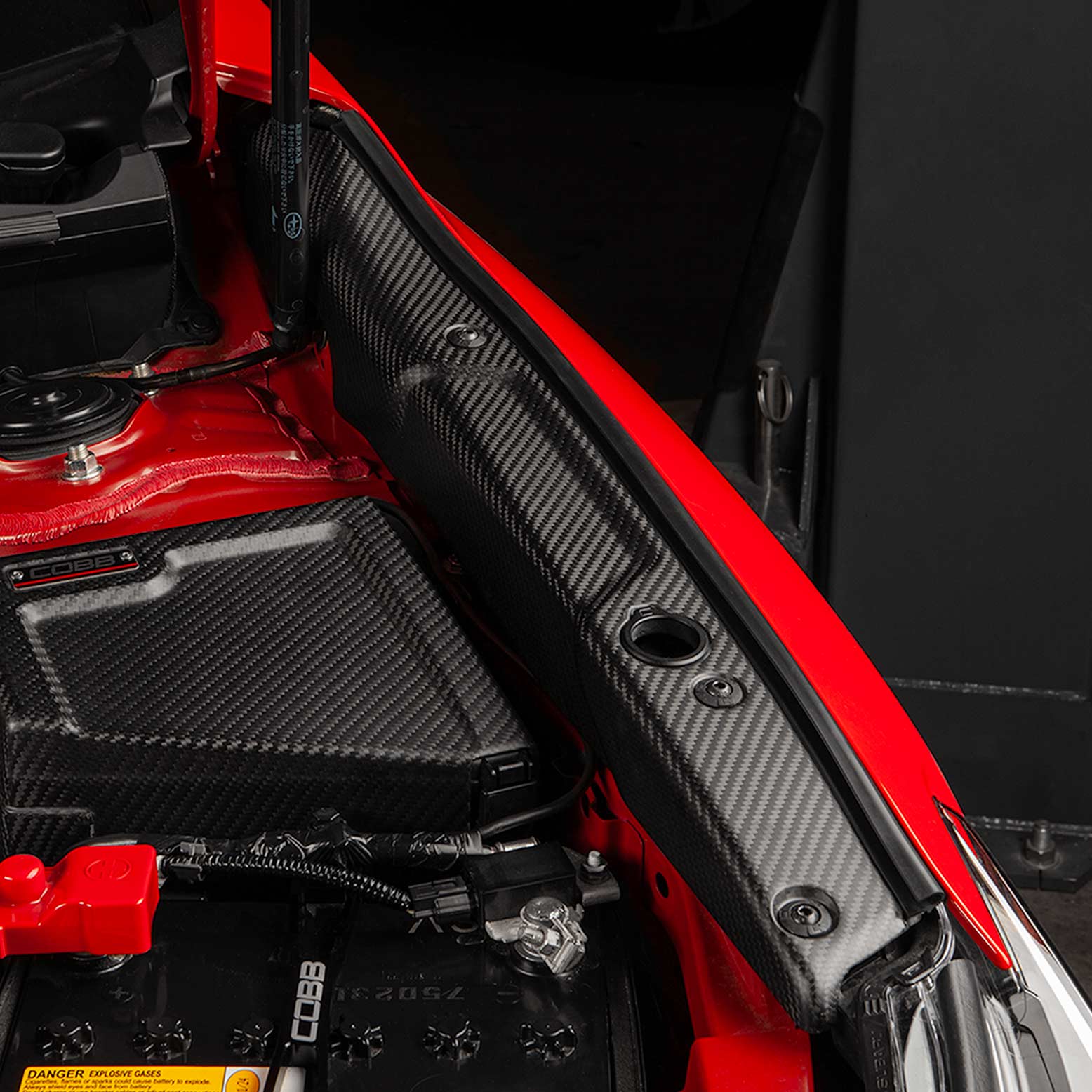 COBB Fender Shrouds Subaru WRX Sedan (22-25) Redline Carbon Fiber w/ Gloss or Matte Finish - Image 19