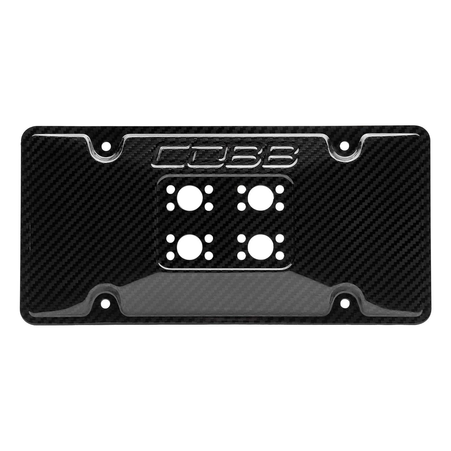 COBB License Plate Relocation Mount Subaru Impreza 2.5 GT (2009-2010) Redline Carbon Fiber or Aluminum - Image 2