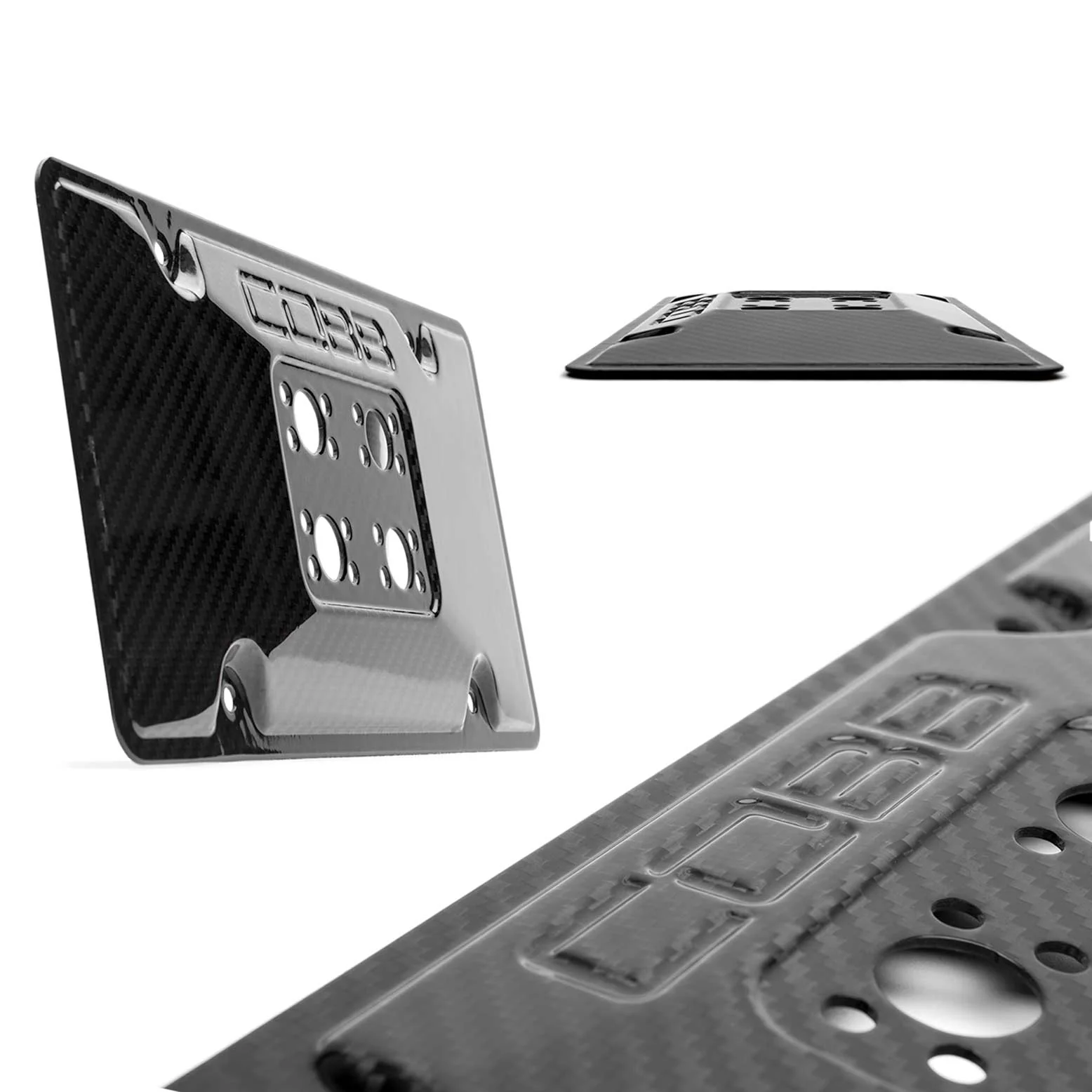 COBB License Plate Relocation Mount Subaru Impreza 2.5 GT (2009-2010) Redline Carbon Fiber or Aluminum - Image 3