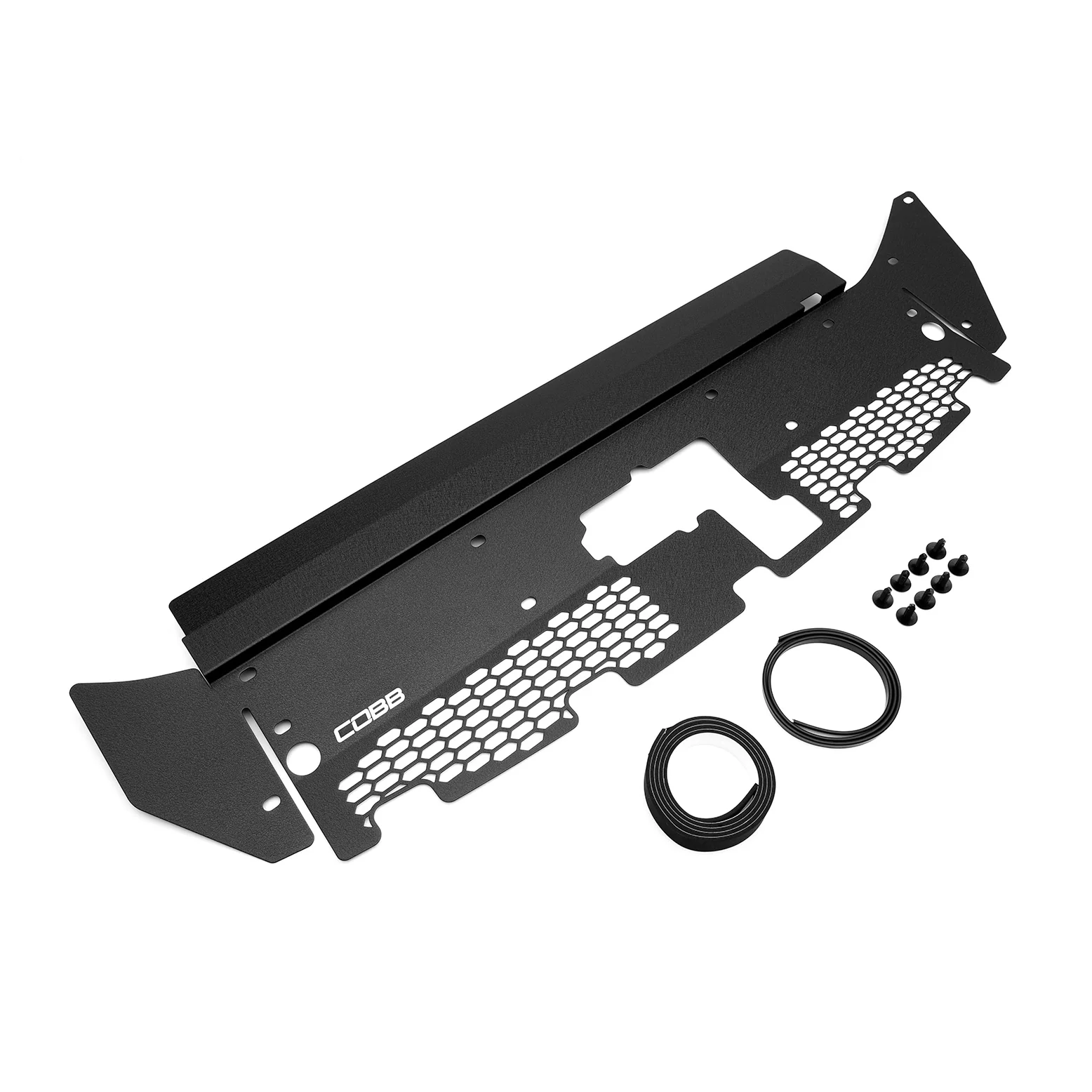 COBB Radiator Shroud Ford F150 2.7L / 3.5L EcoBoost (2018-2020) Aluminum with Wrinkle Black Powder Coat Finish - 4G1600