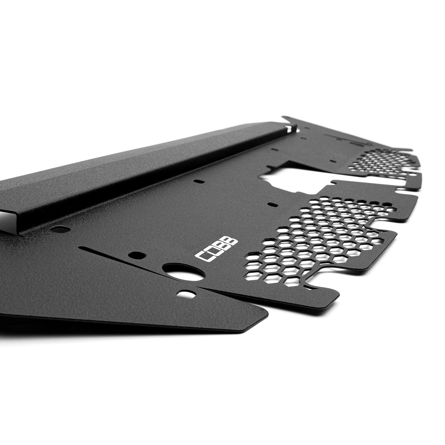 COBB Radiator Shroud Ford F150 2.7L / 3.5L EcoBoost (2018-2020) Aluminum with Wrinkle Black Powder Coat Finish - 4G1600 - Image 2