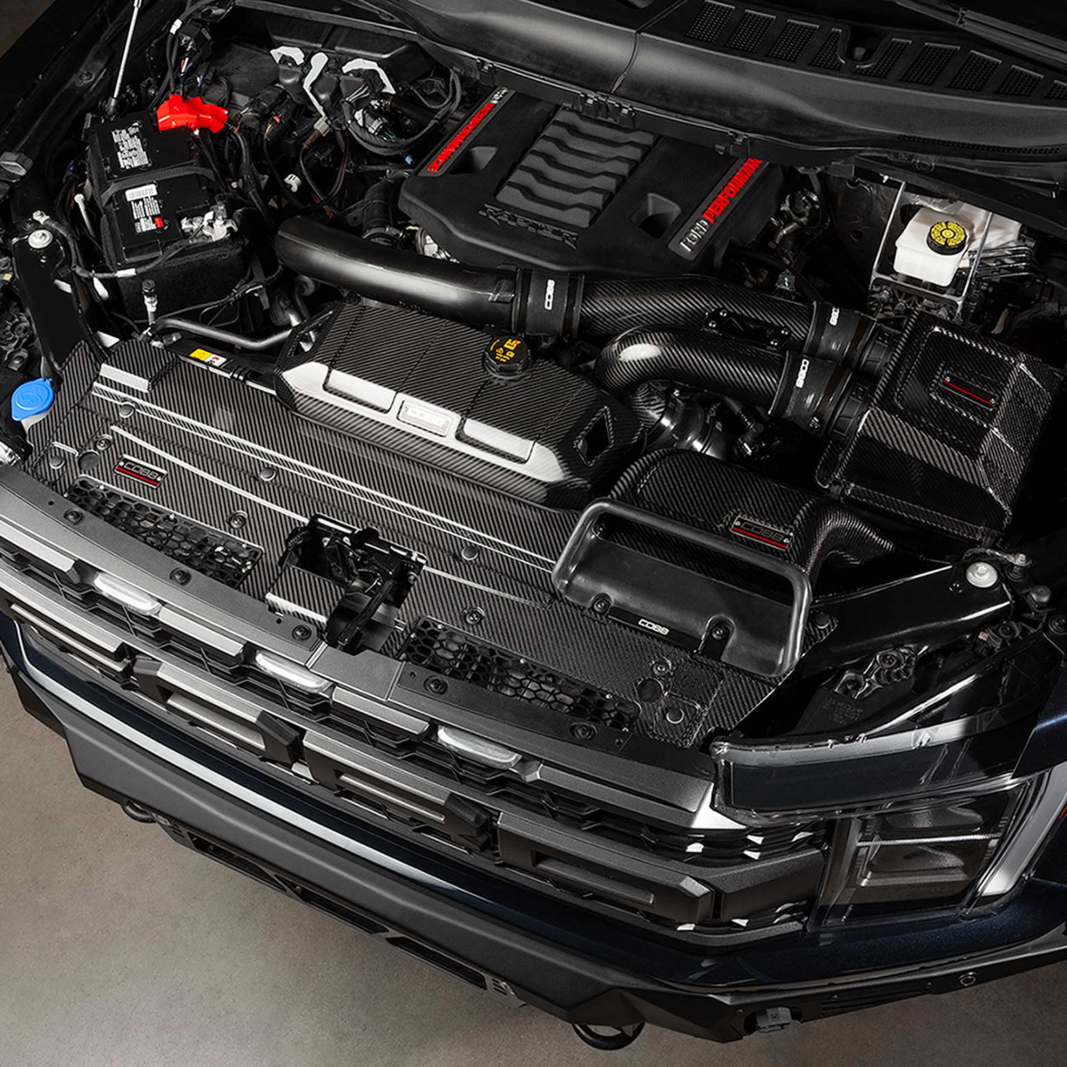 COBB Radiator Shroud Ford F150 2.7L / 3.5L EcoBoost / 5.0L V8 (21-25) Aluminum or Carbon Fiber Finish - Image 13
