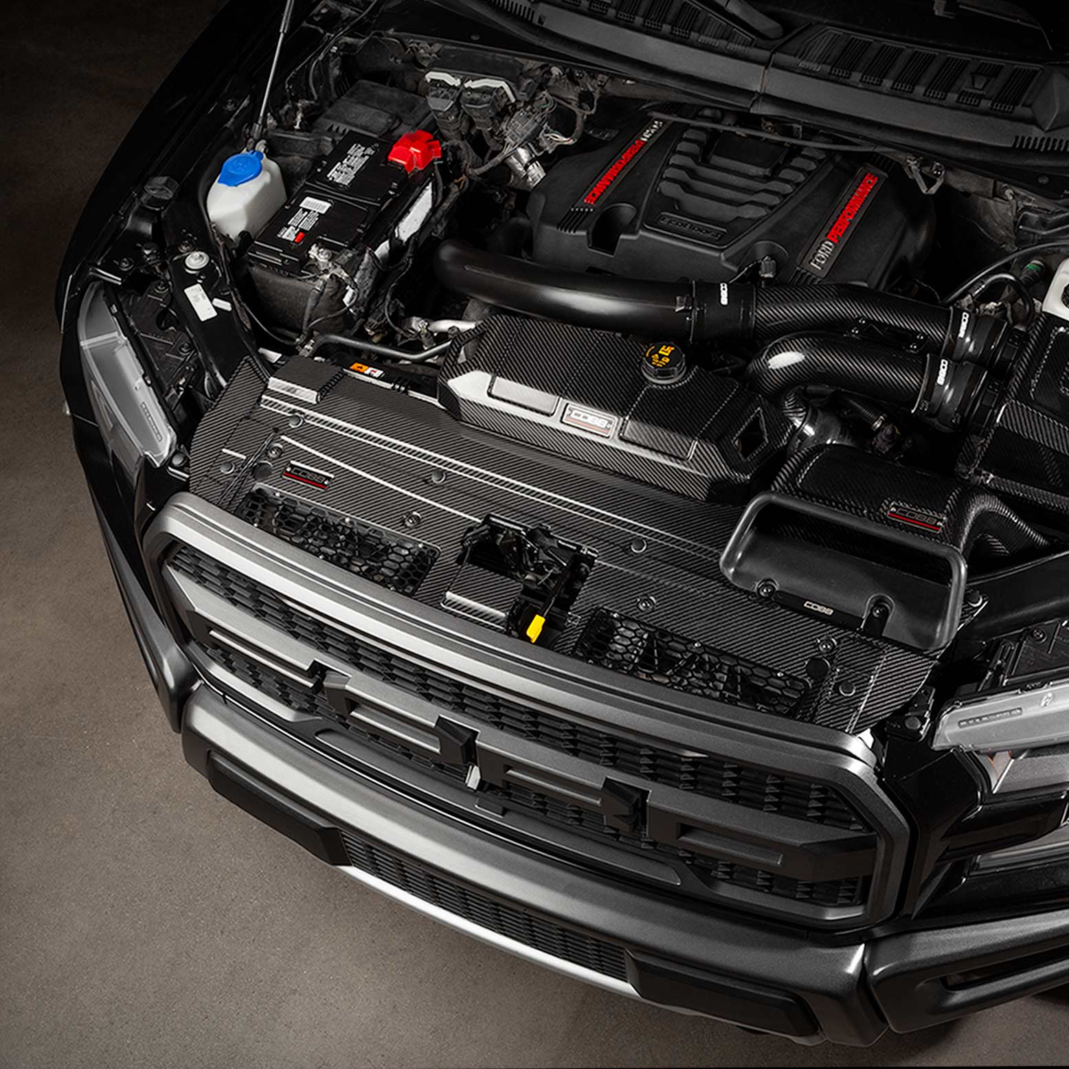 COBB Radiator Shroud Ford F150 Raptor (2017-2020) Aluminum or Carbon Fiber Finish - Image 14