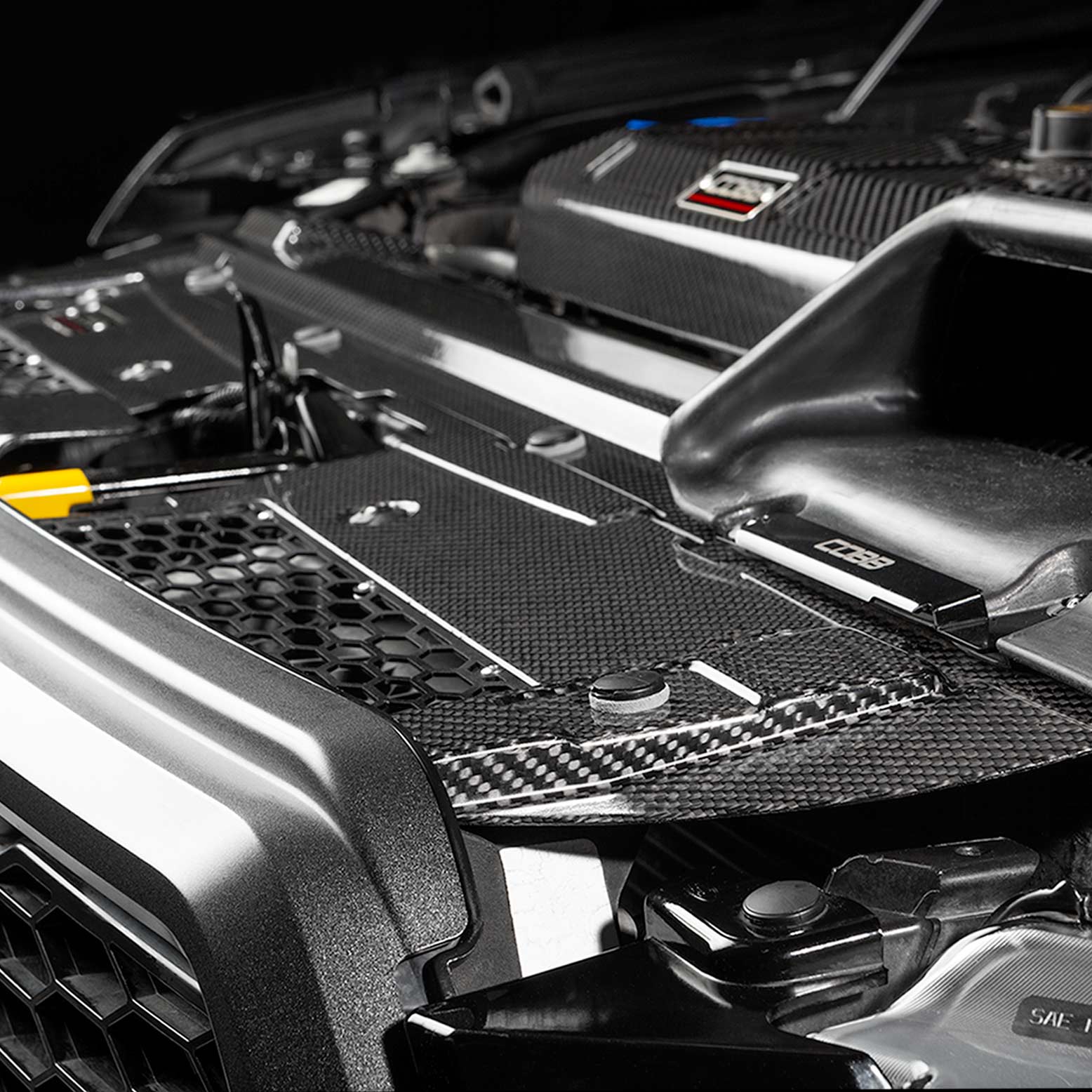 COBB Radiator Shroud Ford F150 Raptor (2017-2020) Aluminum or Carbon Fiber Finish - Image 15
