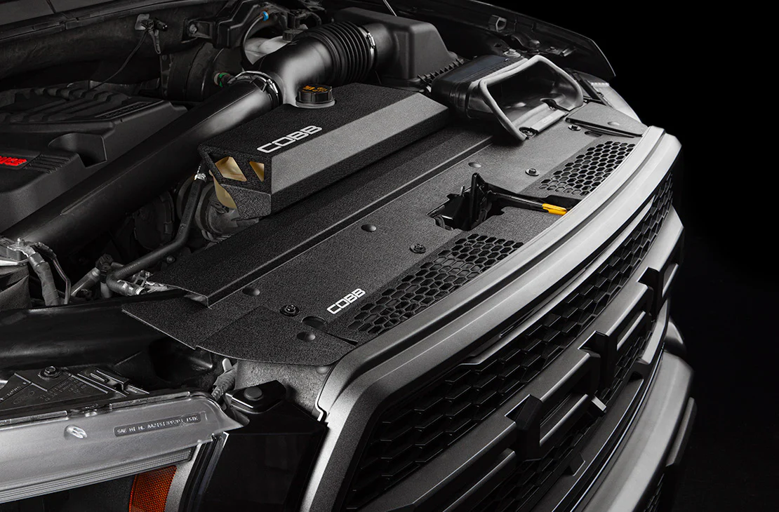 COBB Radiator Shroud Ford F150 Raptor (2017-2020) Aluminum or Carbon Fiber Finish - Image 6