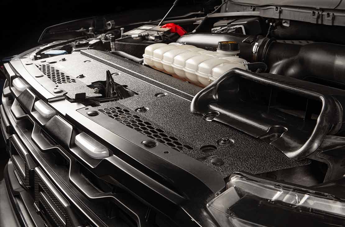 COBB Radiator Shroud Ford F150 Raptor (2024-2026) Aluminum with Wrinkle Black Powder Coat Finish 4F3625 - Image 6