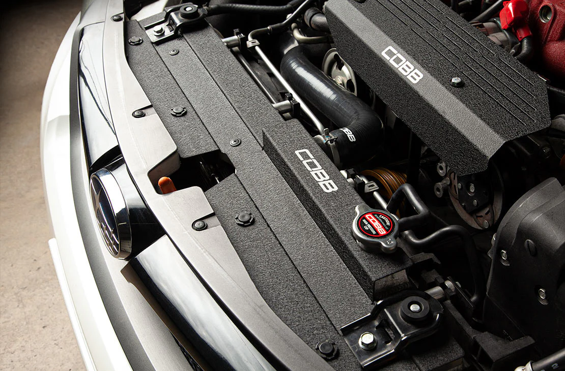 COBB Radiator Shroud Subaru WRX / WRX STi Hatchback / Sedan (08-14) Aluminum with Powder Coated Black - 815110 - Image 5