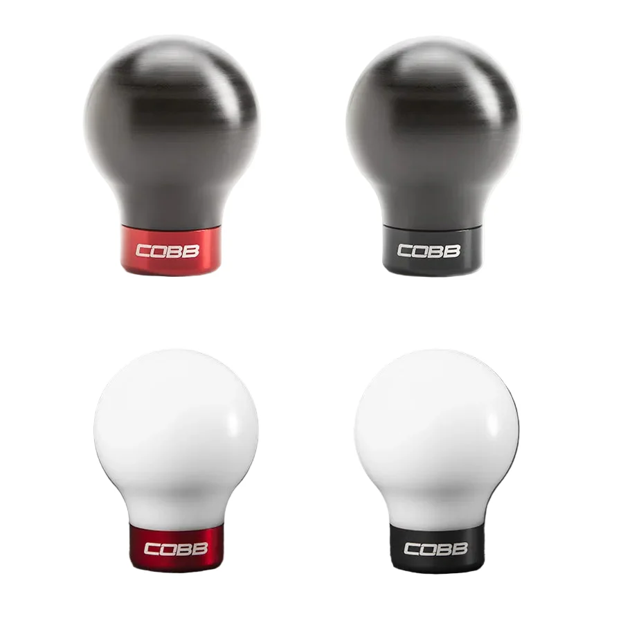 COBB Shift Knob Mitsubishi Lancer EVO X (2008-2015) White or Black Delrin