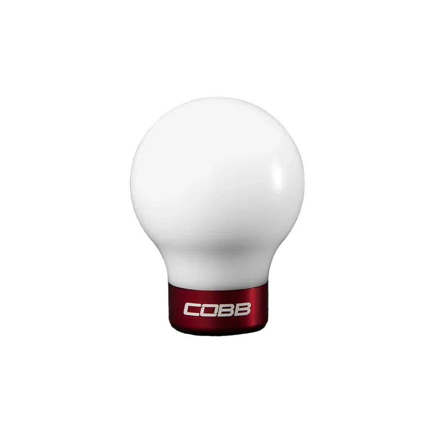 COBB Shift Knob Mitsubishi Lancer EVO X (2008-2015) White or Black Delrin - Image 7